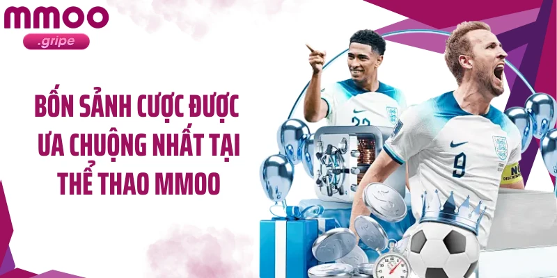 Bốn sảnh cược được ưa chuộng nhất tại thể thao MMOO